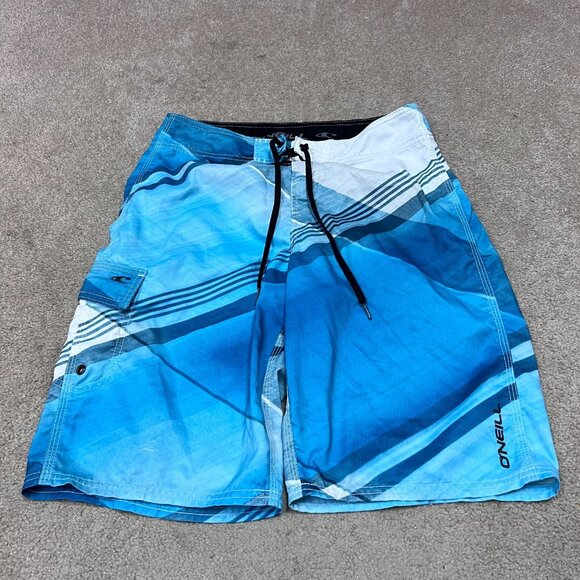 O’Neill Board Shorts Men’s Blue Drawstring Size 29 - Picture 1 of 13